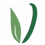 Vesanto Melina - Nutrispeak logo with green leaves symbolizing health and nutrition.