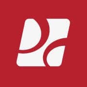Red and white Dietitions of Canada logo design